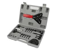 SHPKLO 20pcs Air Conditioning Clutch Remover, Heavy Duty AC Compressor Clutch Installation Tool, Adjustable Stainless Steel Puller with 40-80mm Clamp Jaws for Car Repair and