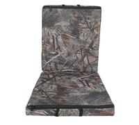 SHPKLO Foldable Tree Stand Cushion, Seat Pad with Pine Camouflage Pattern, Thick Sponge and Foam Padding, Compact Outdoor Seat for Camping Hiking in Autumn