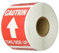SHPSCL511R - Caution - This Side Up Labels, 3 x 4