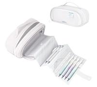 Shpucise Large Capacity Pencil Case,Expansion Pen Pouch Stationery Organizer,Big Capacity Drawable Pens Pouchs with Compartments,Pencils Cases Holder Organizers