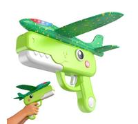 shpuuyy Airplane Launcher Toy, LED Foam Glider Planes With Catapult Guns, One-Click Ejection Flying Toy Outdoor Garden Games, Birthday Gift For Kids Boys Girls Age 4-12