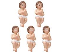 shpuuyy Baby Jesus in a manger, Nativity Statue with Manger Decor for Christmas