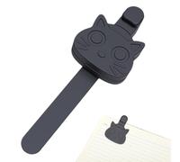 shpuuyy Cat Bookmark | Lovely Cat Page Clip,Silicone Cute Bookmark,for Teens Teachers Reading Lovers Novels Comics Cookbooks Documents