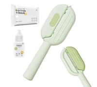 shpuuyy Cat Cleaning Brush with Water | Sticky Brush Cat Cleaning Tool Water Tank Equipped,Cat Grooming Brush, Ergonomic Cat Sticky Comb, Pet Hair Removal Comb, for Pets, Captures Floating Hair