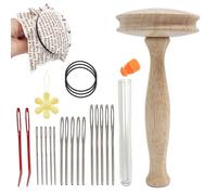 shpuuyy Darning Mushroom | Detachable Wooden Professional,Sewing Thread Patching Tool Set - for Weaving Needlework Adults Women Handicraft Lovers Clothes Hats Sweaters Pants Scarf