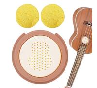 shpuuyy Guitar Sound Hole Cover | Rubber Soft Soundhole Cover Humidifier for Guitars,Protective Musical Instruments Supplies, Hole Cover with 2 Sponges for Classic Guitars