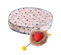 shpuuyy Interactive Cat Toy - Indoor Cat Toy with Rolling Ball,Self-Activity Rechargeable Automatic Oxford Cover Quiet for Hunt Exercise Training Play Entertain Halloween Christmas