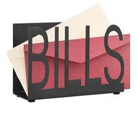 shpuuyy Mail Organizer - Metal File Holder - Mail Sorter | for Bill Letter Paper Envelope Bookshelf Classroom Home Work Teacher School Office Documents