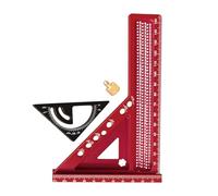 shpuuyy Multi-Angle Measuring Ruler - Triangle Ruler | Precision Multi-Angle Square Tool for Construction Drafting Carpentry Measurement Woodworking Projects