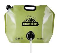 shpuuyy Portable Water Bag,Folding Water Bottle 8L | Leak-Proof Storage Bag with Adjustable Tap Outdoor Hydration System for Hiking Travel Cycling Backpack Car Sports Fishing Picnic