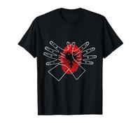 Shqipe Albania Flag Double Eagle Hand Sign T-Shirt