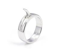 Shqncoh Anime Annie Leonhart Ring Transform into Titan Silver Alloy Finger Rings Cosplay Props Accessories Halloween
