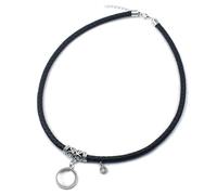 Shqncoh Anime No Face Ghoul Uta Necklace Metal Round Pendant Charm Cosplay Props Halloween Accessory Collection