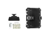 SHQXD Side case for BMW R1200 GS GSA LC R1200GS 2013-2019 2018 2017 2016 2015 2014 Motorcycle Aluminum Luggage Storage Trunk Carrier Tail Box 36L 45L Topcase Accessories(Black- Silver,45l)