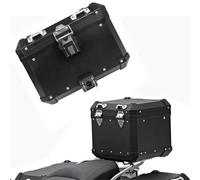 SHQXD Side case Motorcycle Accessories Aluminum Luggage Tail Box 36L 45L Topcase Edge Boxes for BMW R1250GS/GSA LC 2018-2023 2022 2021 2020 2019(Black- Silver,45l)