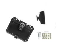 SHQXD Side case Motorcycle Accessories Aluminum Luggage Trunk Tail Box 36L 45L Topcase Edge Boxes for BMW R1250 GS GSA LC R1250GS 2018 2019 2020 2021 2022 2023(Black- Silver,45l)