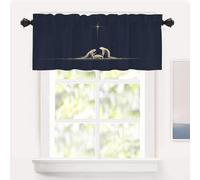 Shrahala Christianity Holy Family Star Blackout Short Curtains For Windows,Silhouette Star Peaceful Scene Kitchen Curtains Sets For Windows Thermal Insulated Bathroom Window Curtain 52 X 18 In