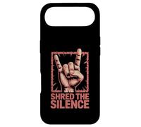 Shred The Silence Heavy Rock Guitar Music Devil's Horn Sign Case for iPhone Air