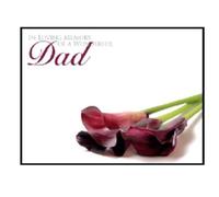 ShredAstic Florist Message cards Dad large 12.5 x 9cm Funeral Memorial - Clear cello self seal bag (I. In Loving Memory of a Dear Dad, 6 Cards / 6 Cello Bags)