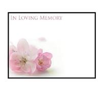 ShredAstic Florist Message cards Gran Nan Grandma Nana Nanny large 12.5 x 9cm Funeral Memorial - Clear cello self seal bag (9. In Loving Memory, 1 single cards/cello bag)