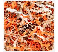 ShredAstic ® Shredded Paper HALLOWEEN Orange Kraft Cream Autumnal ZigZag Crinkle mix Cut Hamper Fill Gift Packaging (30 grams)