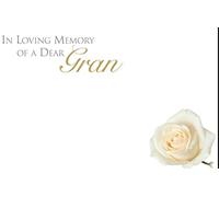 ShredAstic Small Florist Funeral Memorial Message cards Nan Nana Gran 6 x 9 cm with weatherproof Cello bag (3. In Loving Memory of a Dear Gran, 5 small cards / 5 cello bags)