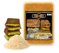 Shredded Filo Pastry Kadayif | Dried & Chopped Knafeh Dough | For Kunafa, Pistachio Cream Baklava, Dubai Chocolate Bar, Kanafeh, Turkish Kadayif | Phyllo Pastry for Middle Eastern Desserts (500g)