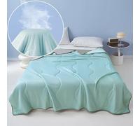 Shredded Ice Summer Quilt | 1350g Lightweight Cooling Blanket Instant 3°C Drop & All-Night Dryness - For AC Rooms, Picnics & Sweat-Free Camping
