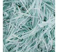 Shredded Kraft Tissue Paper, Raffia for Gift Box Filling Christmas, Easter Gift Hampers, Hamper Filling, Basket Filler, Packaging Filler 500g Light green