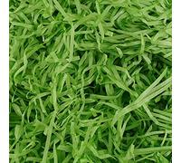 Shredded Kraft Tissue Paper, Raffia for Gift Box Filling Christmas, Easter Gift Hampers, Hamper Filling, Basket Filler, Packaging Filler 1000g Fruit green