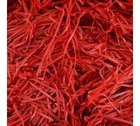 Shredded Kraft Tissue Paper, Raffia for Gift Box Filling Christmas, Easter Gift Hampers, Hamper Filling, Basket Filler, Packaging Filler 500g Wine red