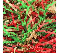 Shredded Tissue Paper, 100-500g Crinkle Cut Shredded Paper, Friendly Glitter Gift Filler(Mixed Colors,100g)