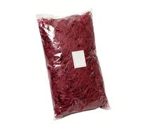 Shredded Tissue Paper, 2-8Pack 100g Assorted Colors Crinkle Cut Shredded Paper Gift Filler(Wine Red,100g*6Pack)