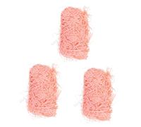 Shredded Tissue Paper, 3 Packs Box Shredded Purple Gift Box Purple Wrapping Paper(Golden*3pcs,25 * 15Cm)