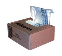 Fellowes Shredder Waste Bags, 6-7 Gal Capacity, 100/carton