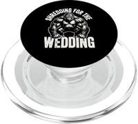 Shredding for The Wedding Funny Gorilla Groom Party Design PopSockets PopGrip for MagSafe