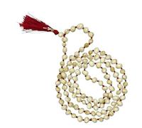 shree jinvar decor My Blowing Natural Red Chanothi Mala Rakt White Gunja -Red Chirmi Beads -Abrus Seed -Gamanchi -Gaunchi -Rati -Gulaganji -Guruvinda -Guruginia Rosery 108 Beads Necklace.