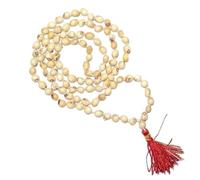 shree jinvar decor Original Gunja Ratti Chirmi Mala Necklace with Tassel Natural Rosary Jaapmala for Meditation Mantra Chanting & Pooja Astrology Organic for Men & Women