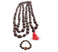 shree jinvar decor Real Original Kamal Gatta Mala | 108 Lotus Seeds Prayer Rosary Japa | Wearing | thamarai mani malai |Genuine And Naturaly.Bracelet Free.