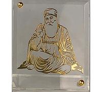 shree kreations Guru Nanak Dev Ji Photo Frame for Car Dashboard and Table Top | Sikh Car Accessories