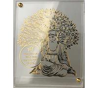 shree kreations Guru Nanak Tree Of Life Gold Plated Guru Nanak Dev Ji Picture Frame On Acrylic Stand For Car Dashboard Home Office And Study Stable