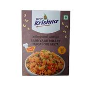 Shree Krishna Barnyard Millet Macaroni Pasta 360g (Pack of 2 - Each 180g) | Easy & Ready to Cook | Zero Maida & 100% Vegan | Healthy Choice for Kids
