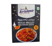 Shree Krishna Multi Millet Macaroni Pasta 360g (Pack of 2 - Each 180g) | Easy & Ready to Cook | Zero Maida & 100% Vegan | Healthy Choice for Kids