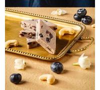 Shree Mithai Blueberry Kaju Katli, Unique Cashew Nut Sweet with Blueberry Flavor, Traditional Indian Dessert, Perfect for Gifting and Celebrations - 250gm (16 Pcs)