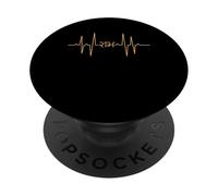 Shree RAM EKG Heartbeat Pulse Hindu God Devotional Spiritual PopSockets Adhesive PopGrip