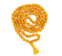 Shreejinvardecor A Plus Haldi Mala for Pooja 108 Beads Original/Solid Tassel/for jaap/Pure And Natural.1Pack