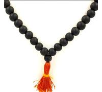 Shreejinvardecor My Choice Natural Unpolished Karungali Malai Original | Karungali Malai 10mm - Natural Black Ebony Wood For Unisex Adult