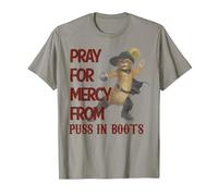 Shrek 2 Pray for Mercy from Puss in Boots T-Shirt, Men, Slate Grey, X-Large