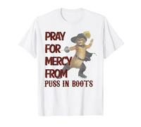 Shrek 2 Pray for Mercy from Puss in Boots T-Shirt, Men, White, 3X-Large