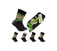 Shrek 5 Pack Socks DreamWorks Black One Size